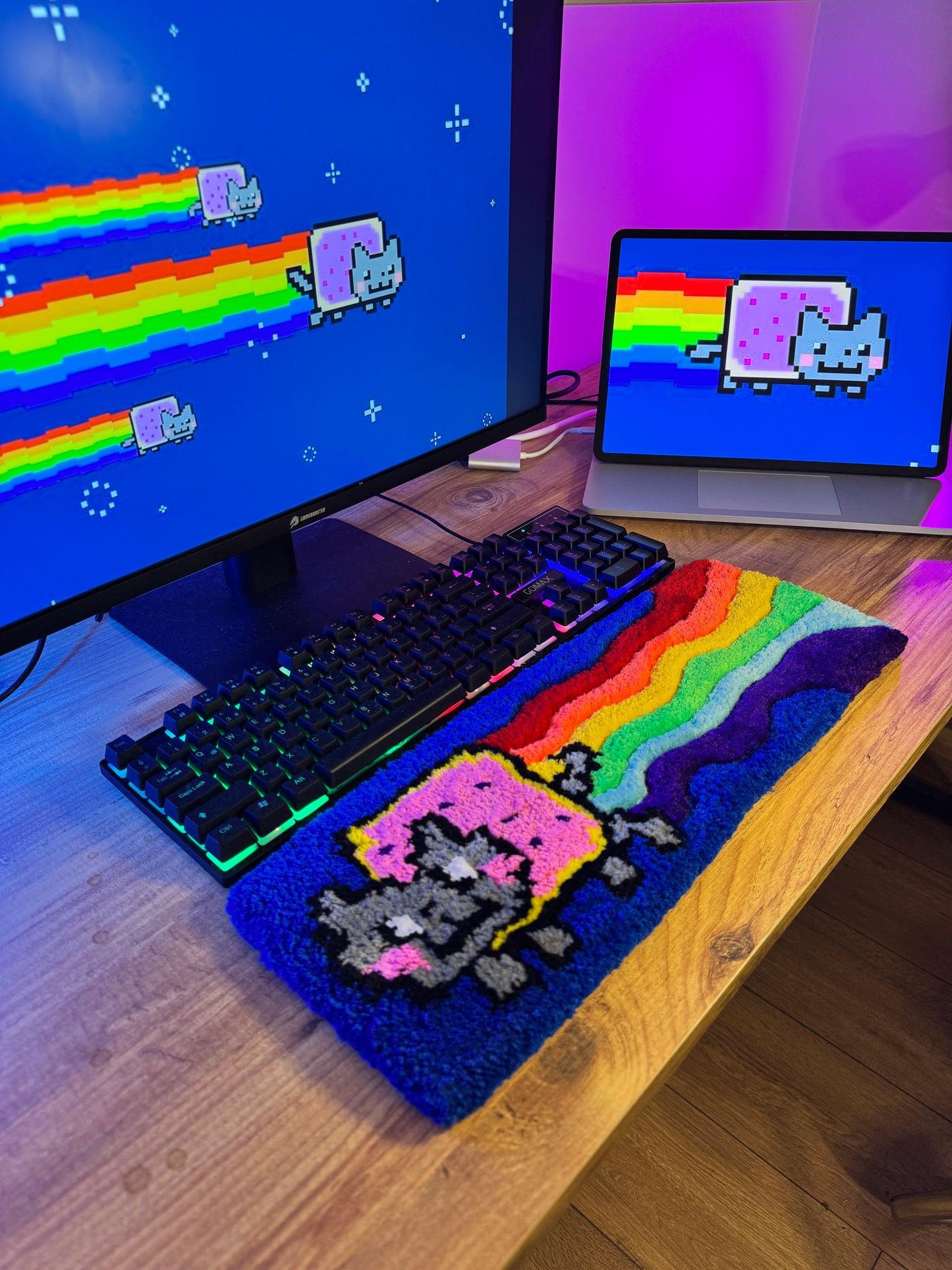 Nyan Cat - Tasarım Klavye Halısı