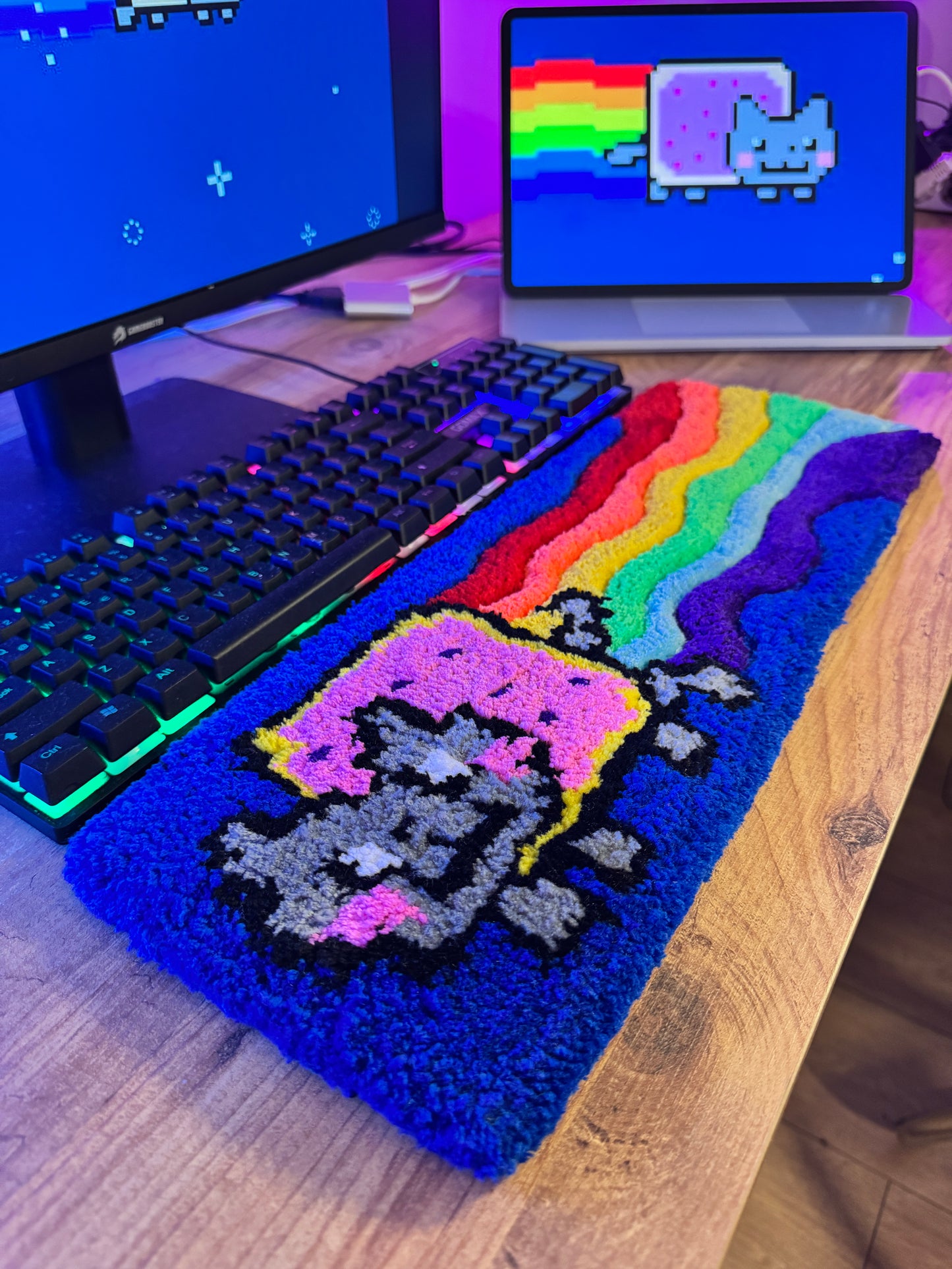 Nyan Cat - Tasarım Klavye Halısı